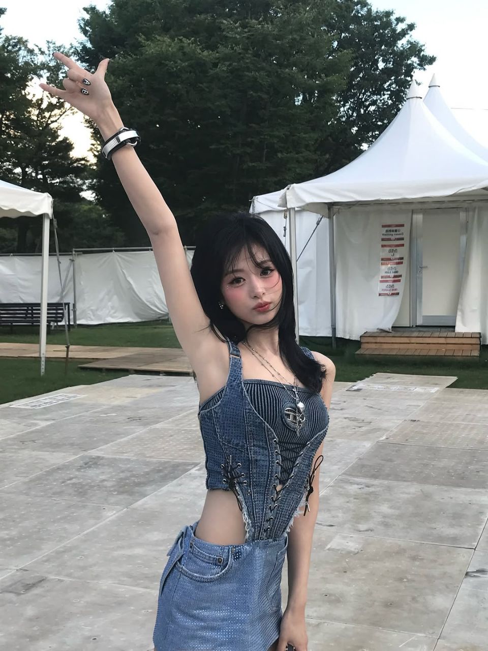 Momen yang diabadikan oleh penggemar Ahyeon (BABYMONSTER)