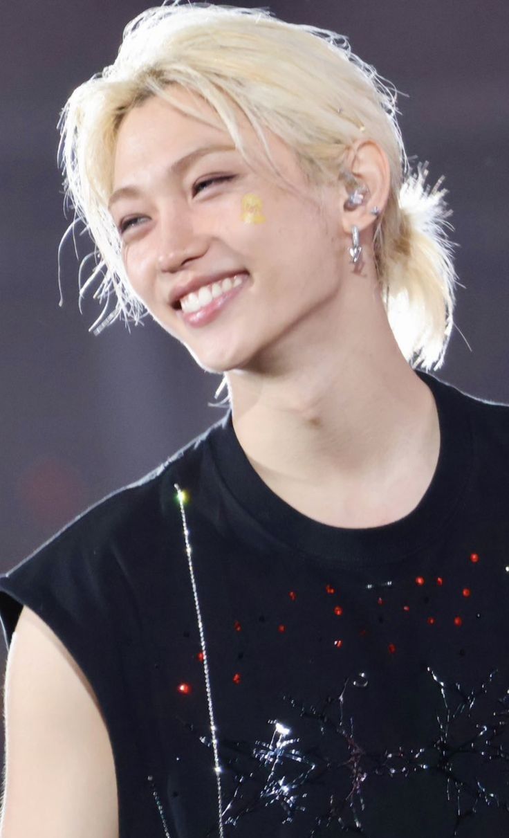 A moment captured by Felix (Stray Kids)'s fan