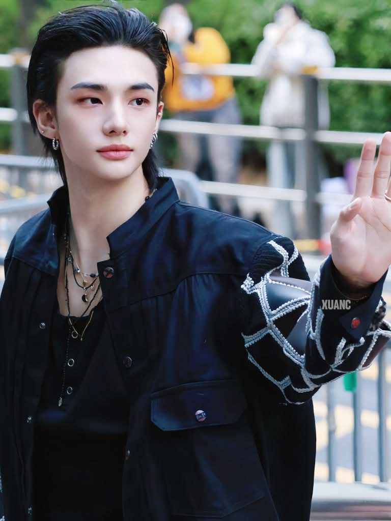 Recent activity shot of Hyunjin (Stray Kids)