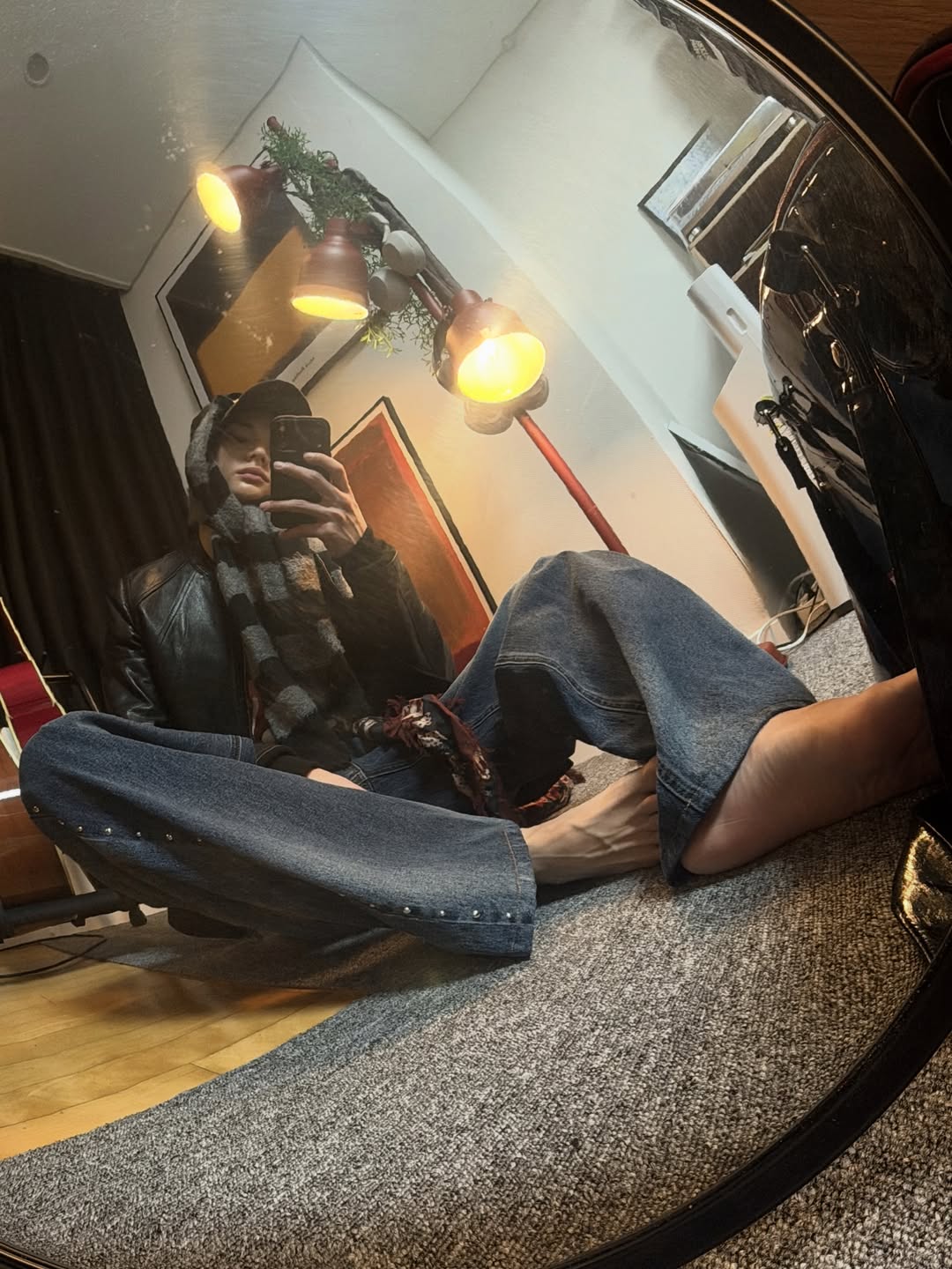 Recent activity shot of Hyunjin (Stray Kids)