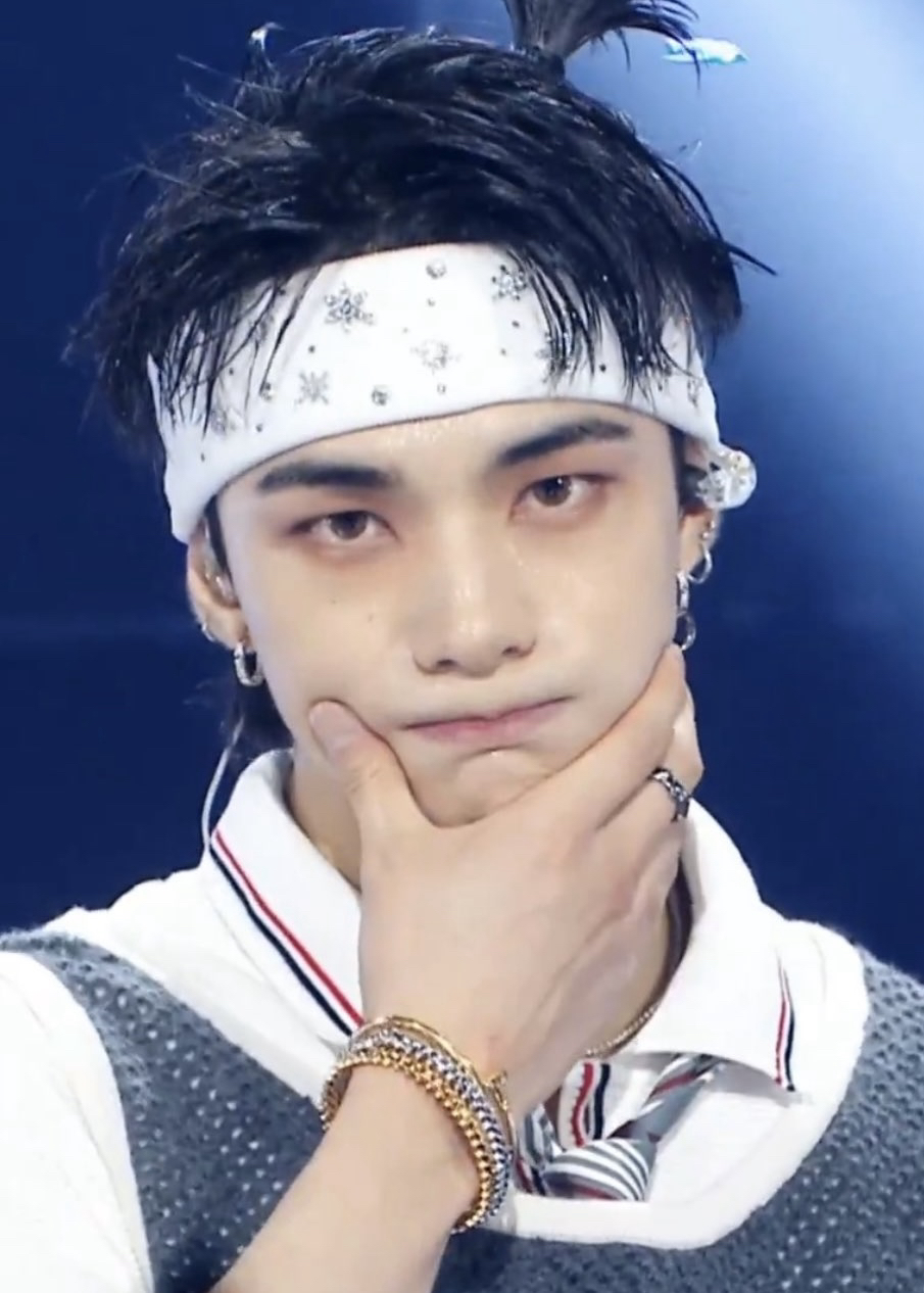 Behind-the-scenes cut of Hyunjin (Stray Kids)
