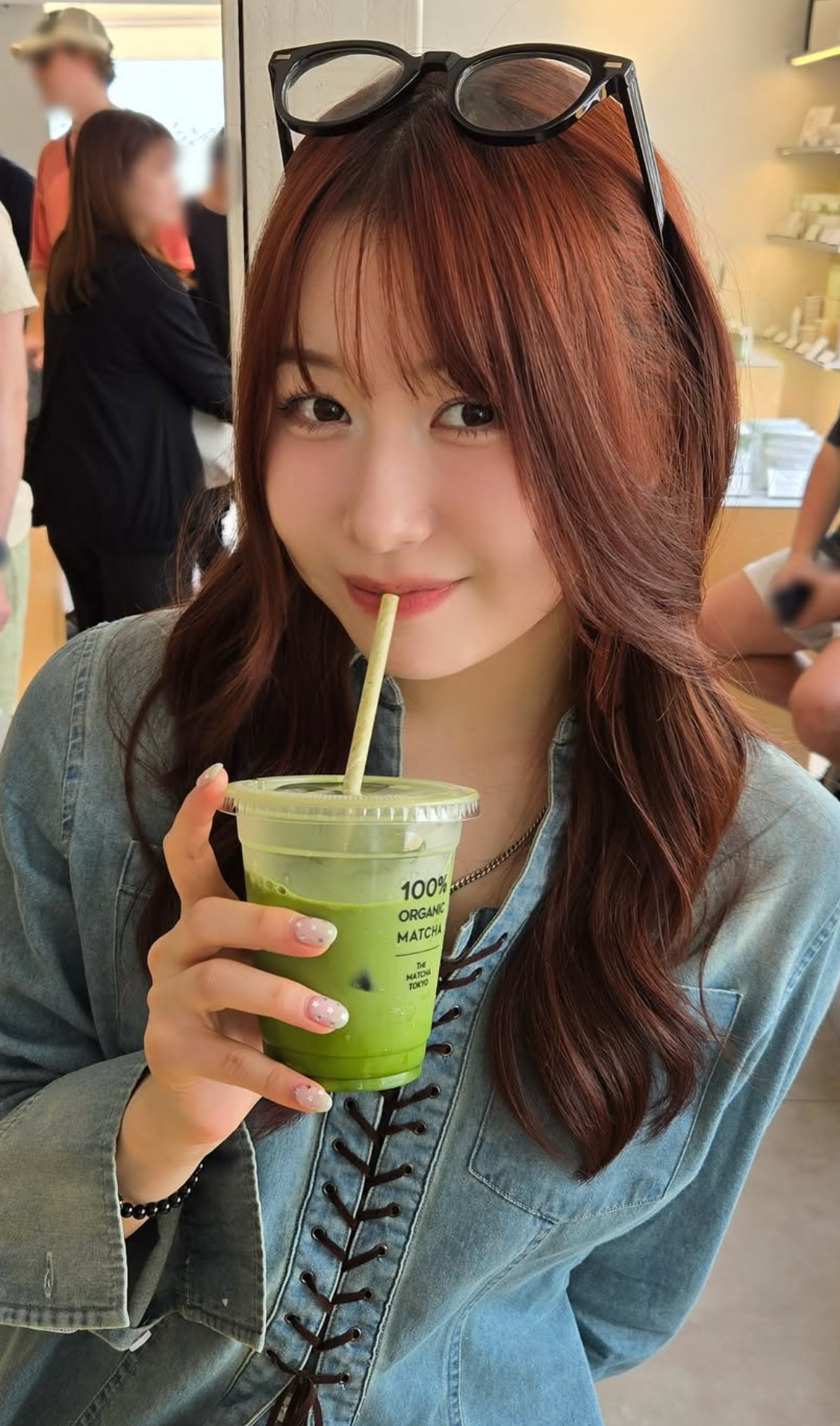 Recent activity shot of Kasahara Momona (ME:I)