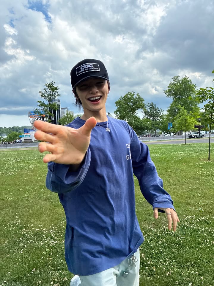 A moment captured by I.N (Stray Kids)'s fan