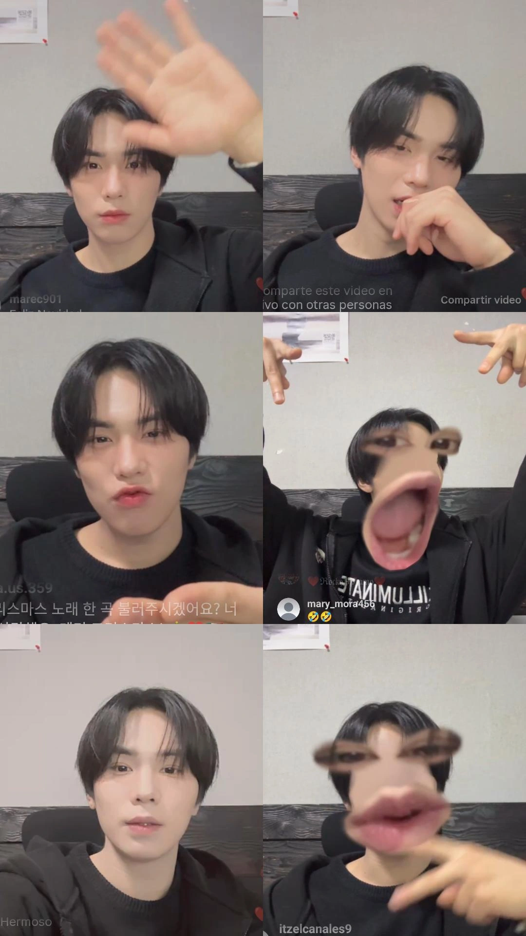 A moment captured by Rocky's fan