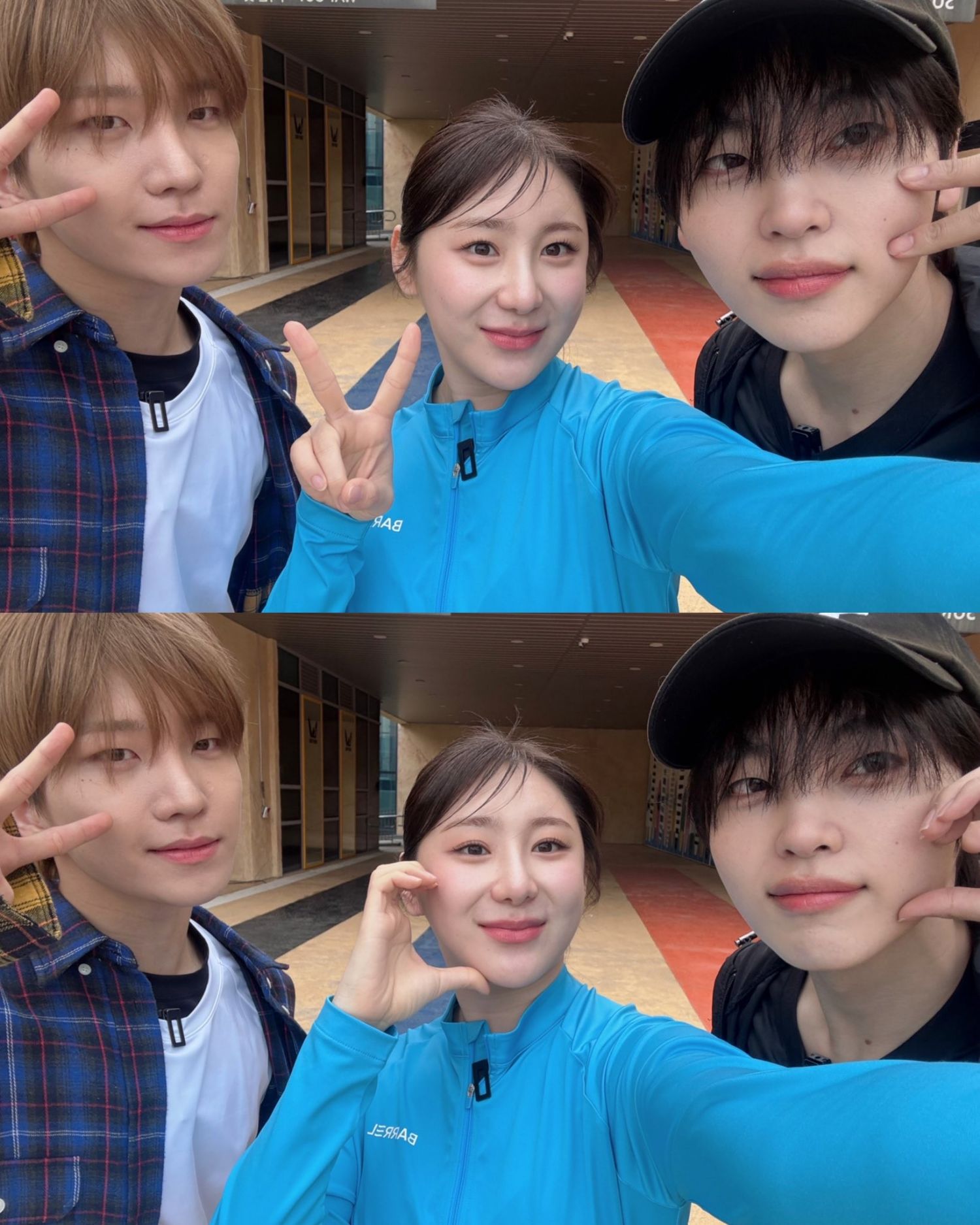 Behind-the-scenes cut of Lee Chaeyeon