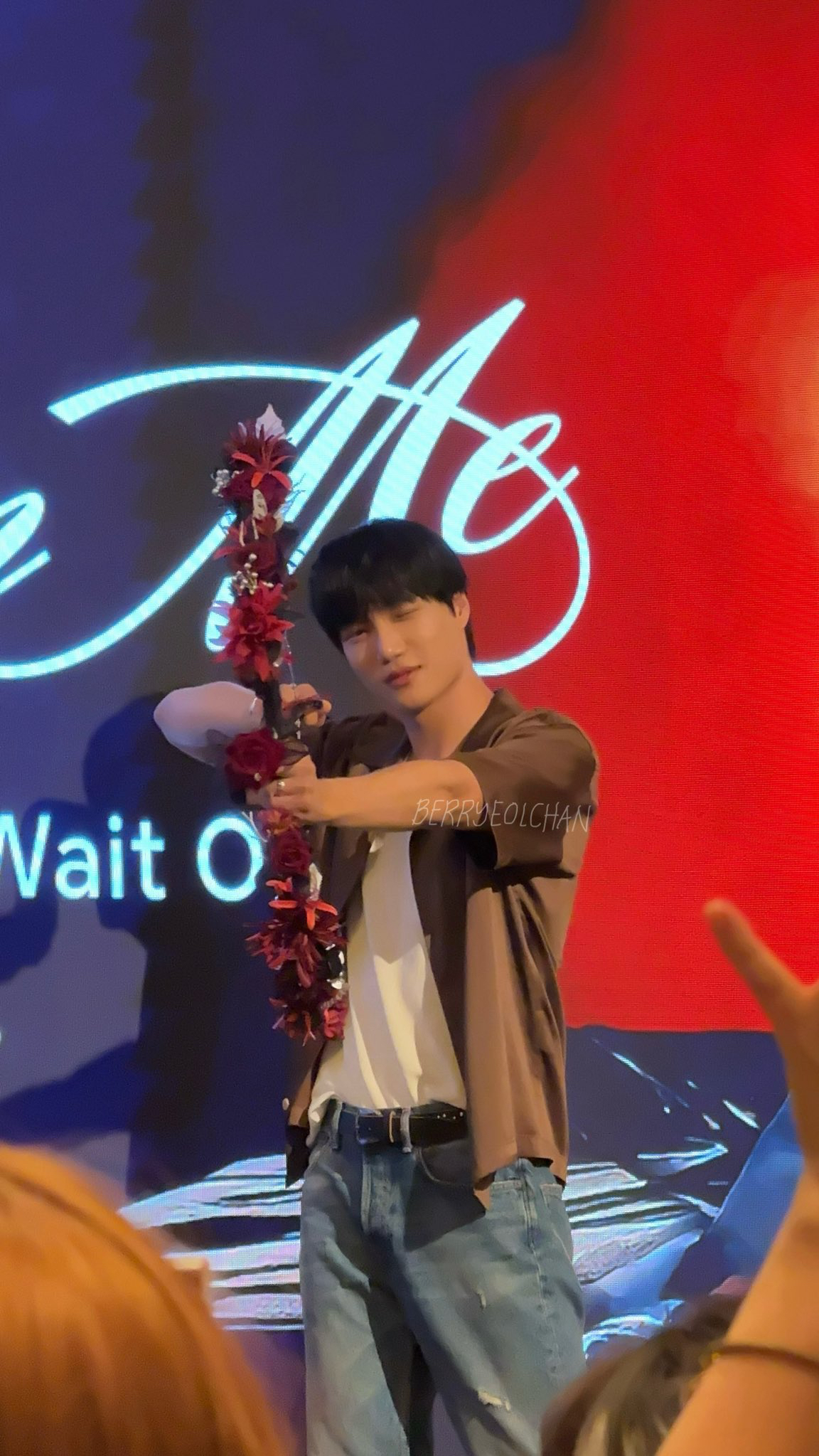 A moment captured by Kai (EXO)'s fan