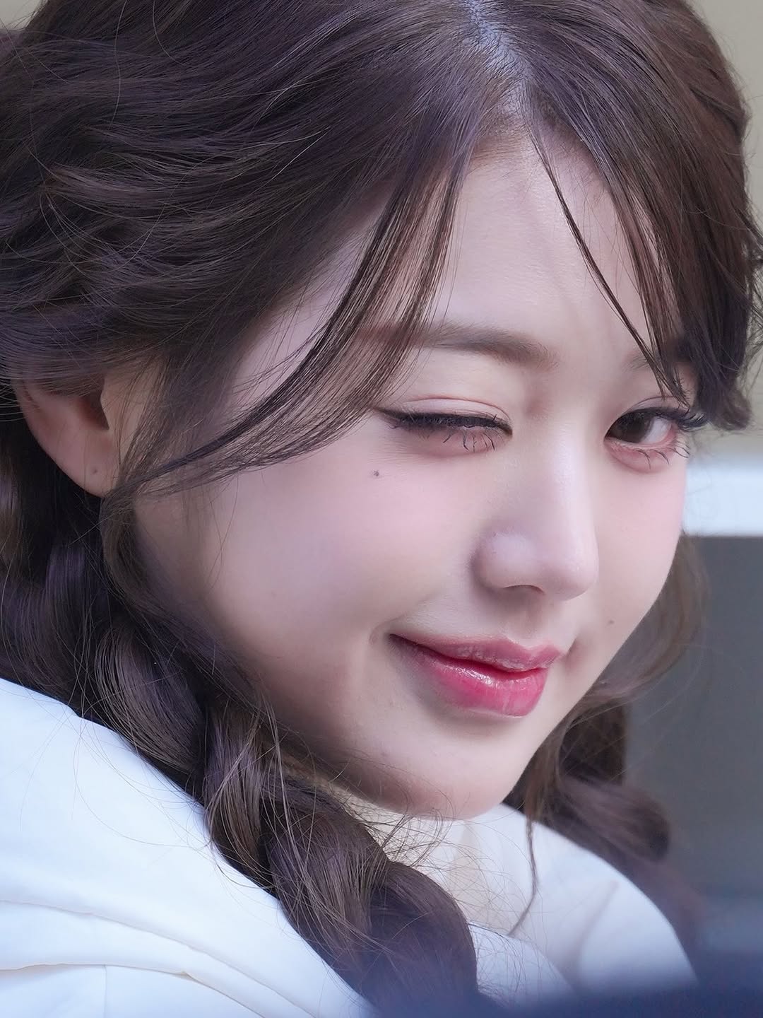 A moment captured by Jang Wonyoung (IVE)'s fan