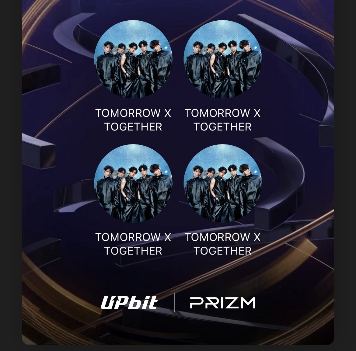 Recent activity shot of TOMORROW X TOGETHER