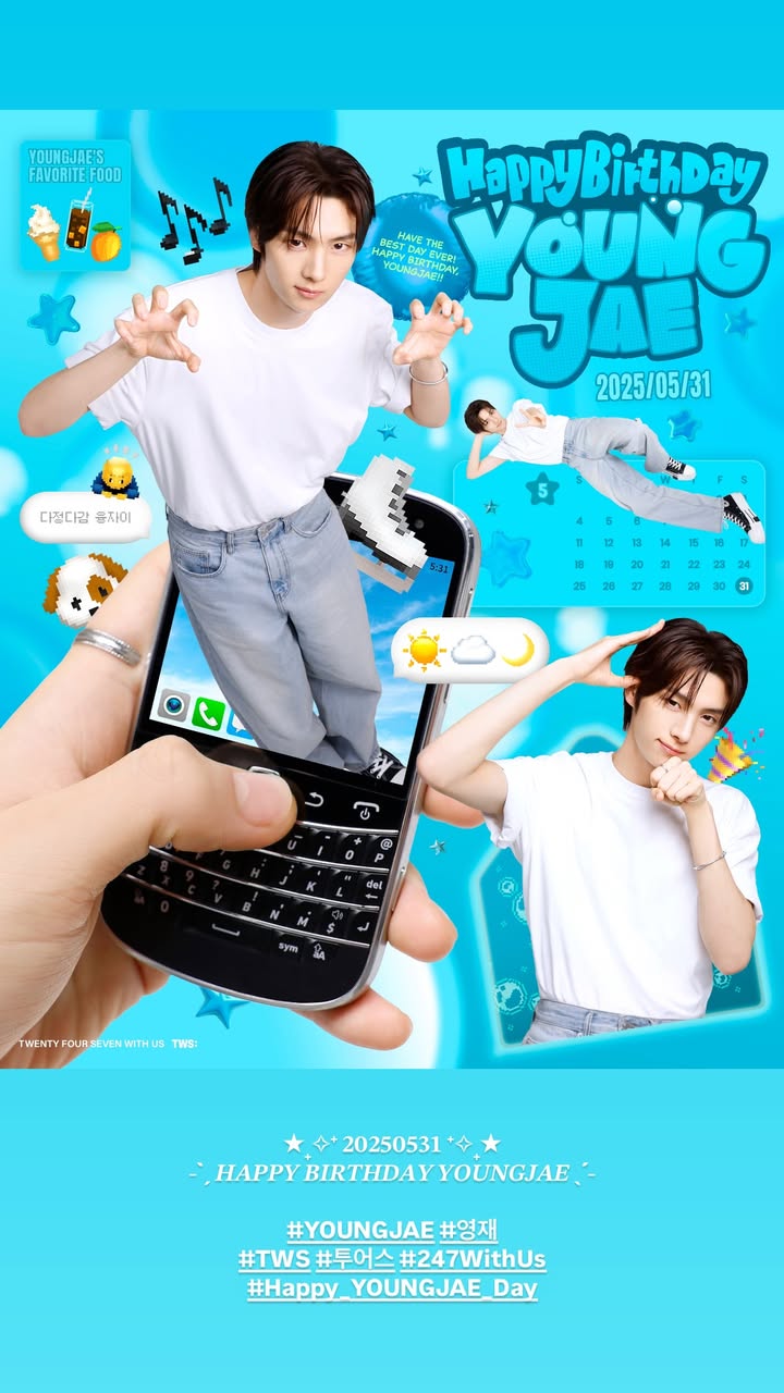 A moment captured by Youngjae (TWS)'s fan