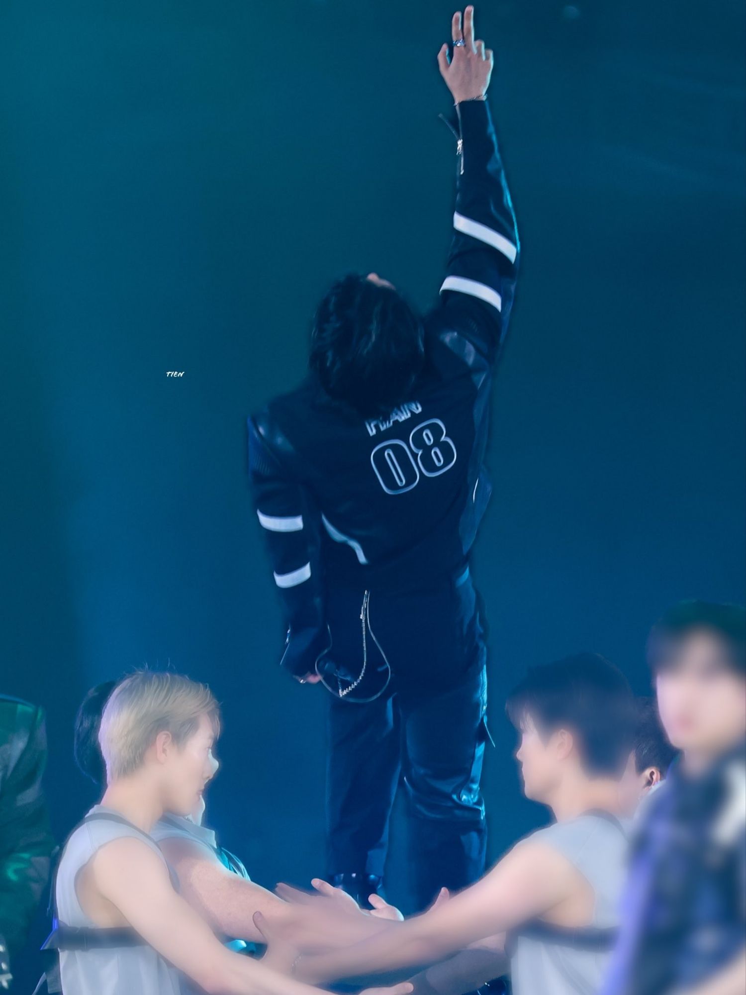 A moment captured by HAN (Stray Kids)'s fan