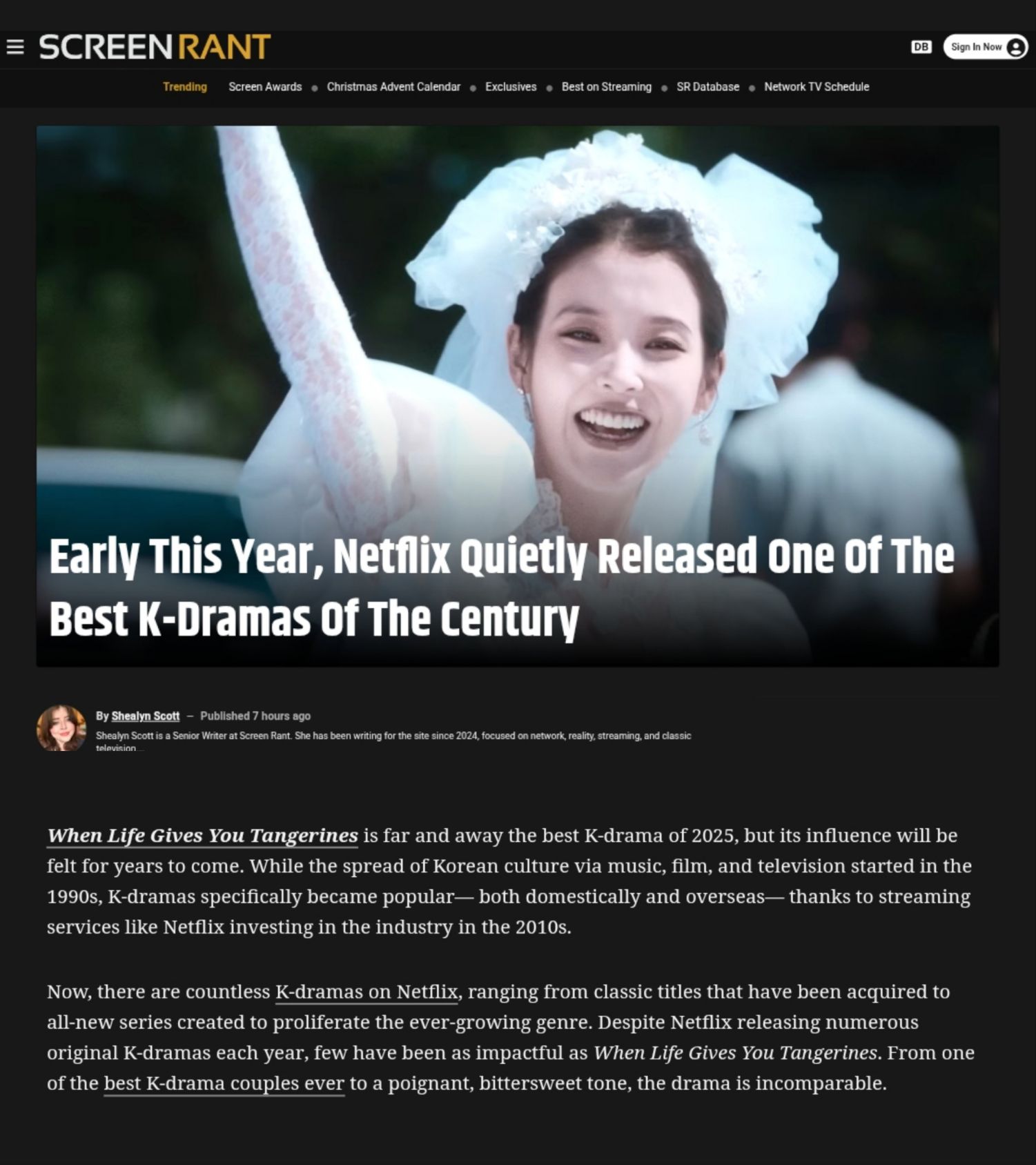 Recent activity shot of IU