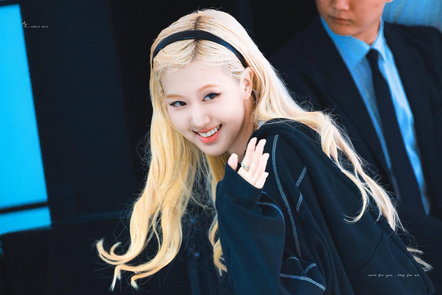 Momen yang diabadikan oleh penggemar ROSÉ (BLACKPINK)