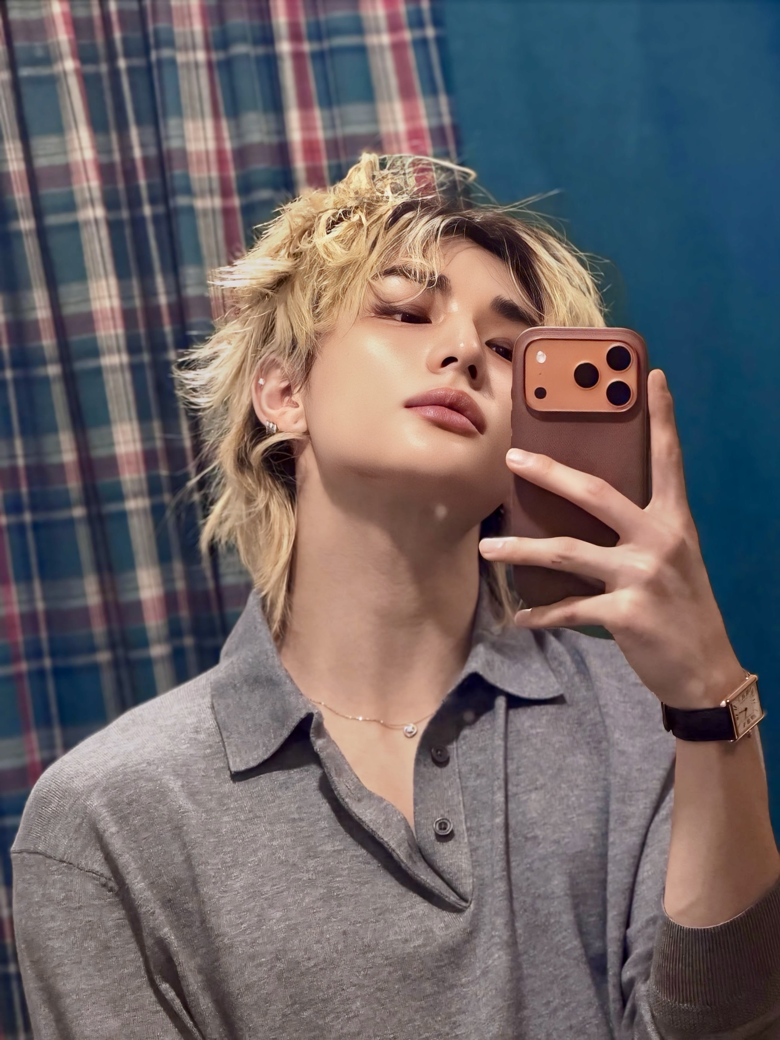 A moment captured by Hyunjin (Stray Kids)'s fan