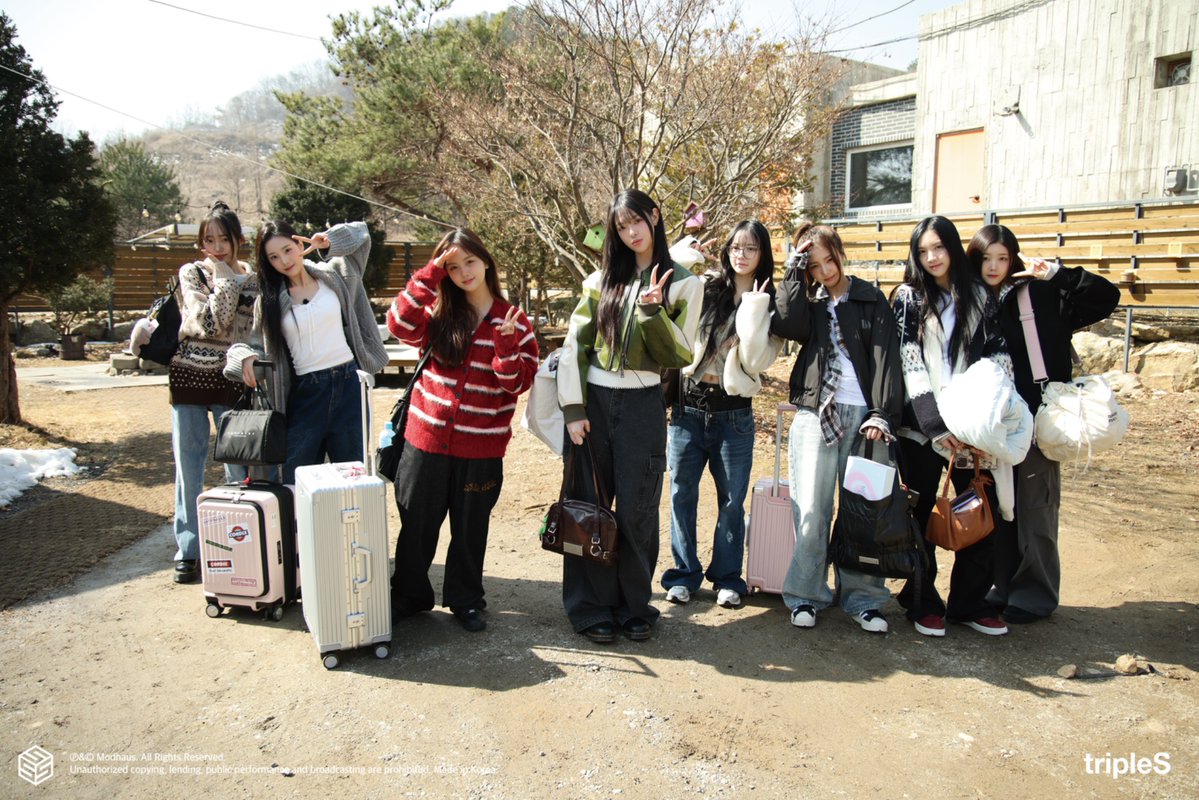 A moment captured by tripleS's fan