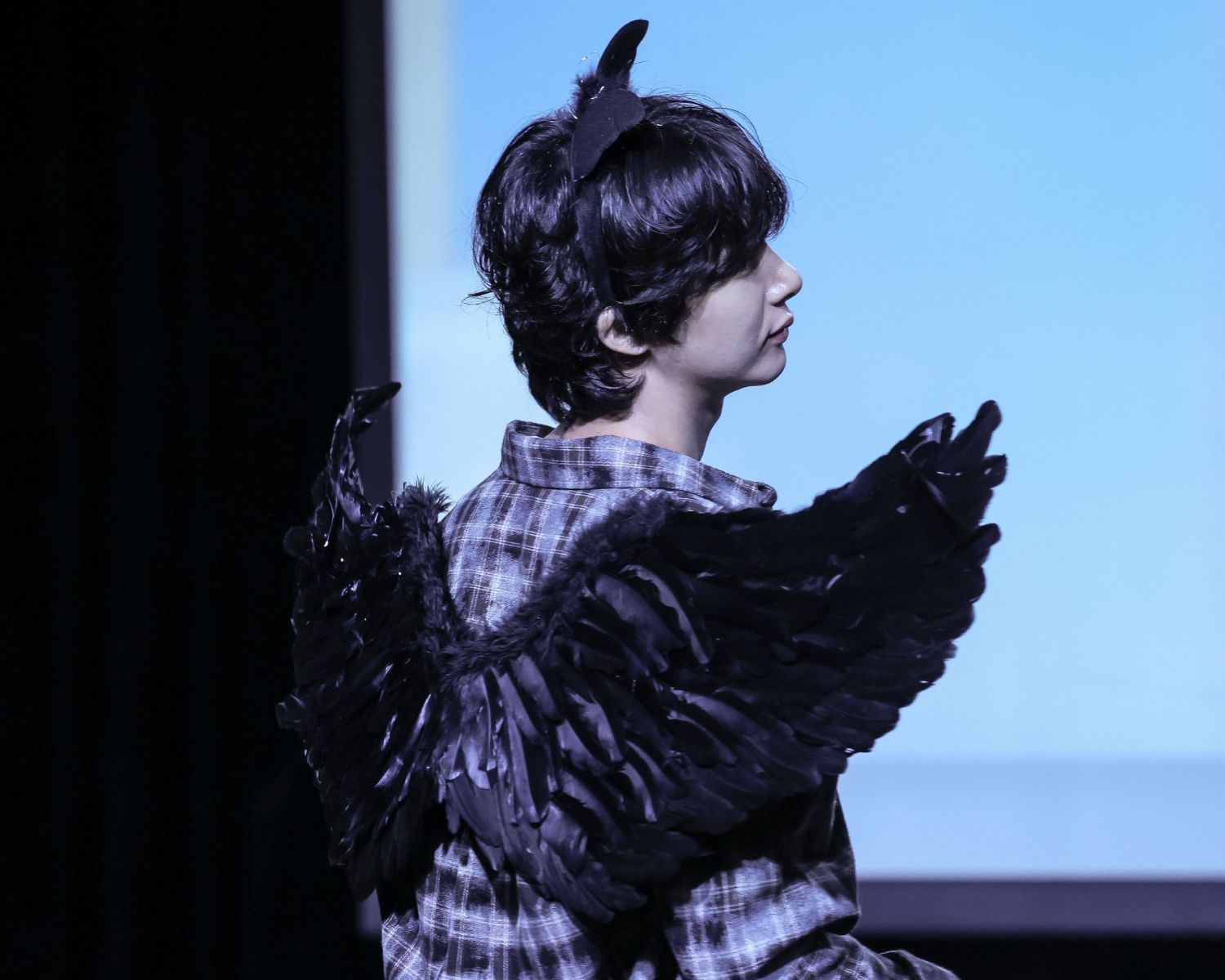A moment captured by Hyungwon (MONSTA X)'s fan