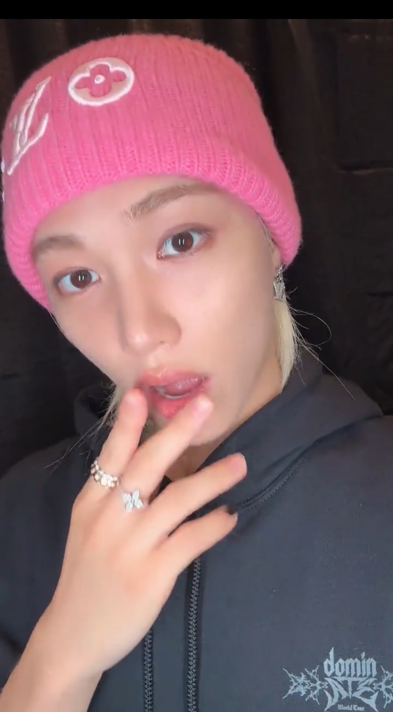 Recent activity shot of Felix (Stray Kids)