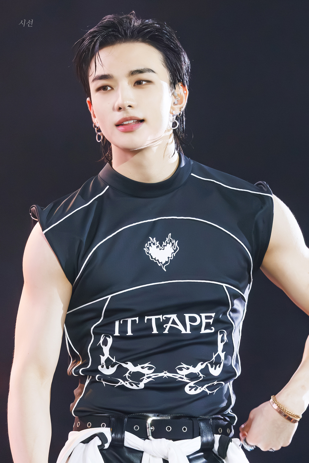 Momen yang diabadikan oleh penggemar Hyunjin (Stray Kids)