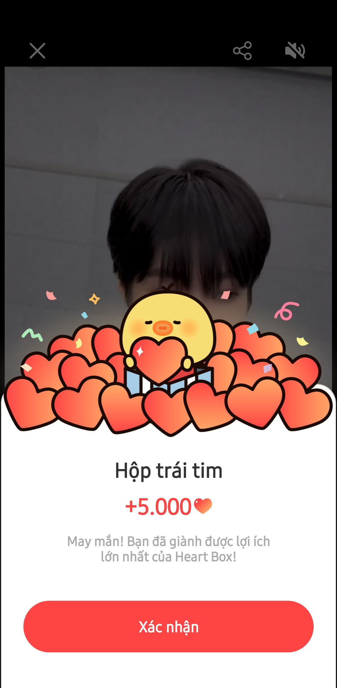 A heartfelt wallpaper shared by Hanbin (TEMPEST)'s fans