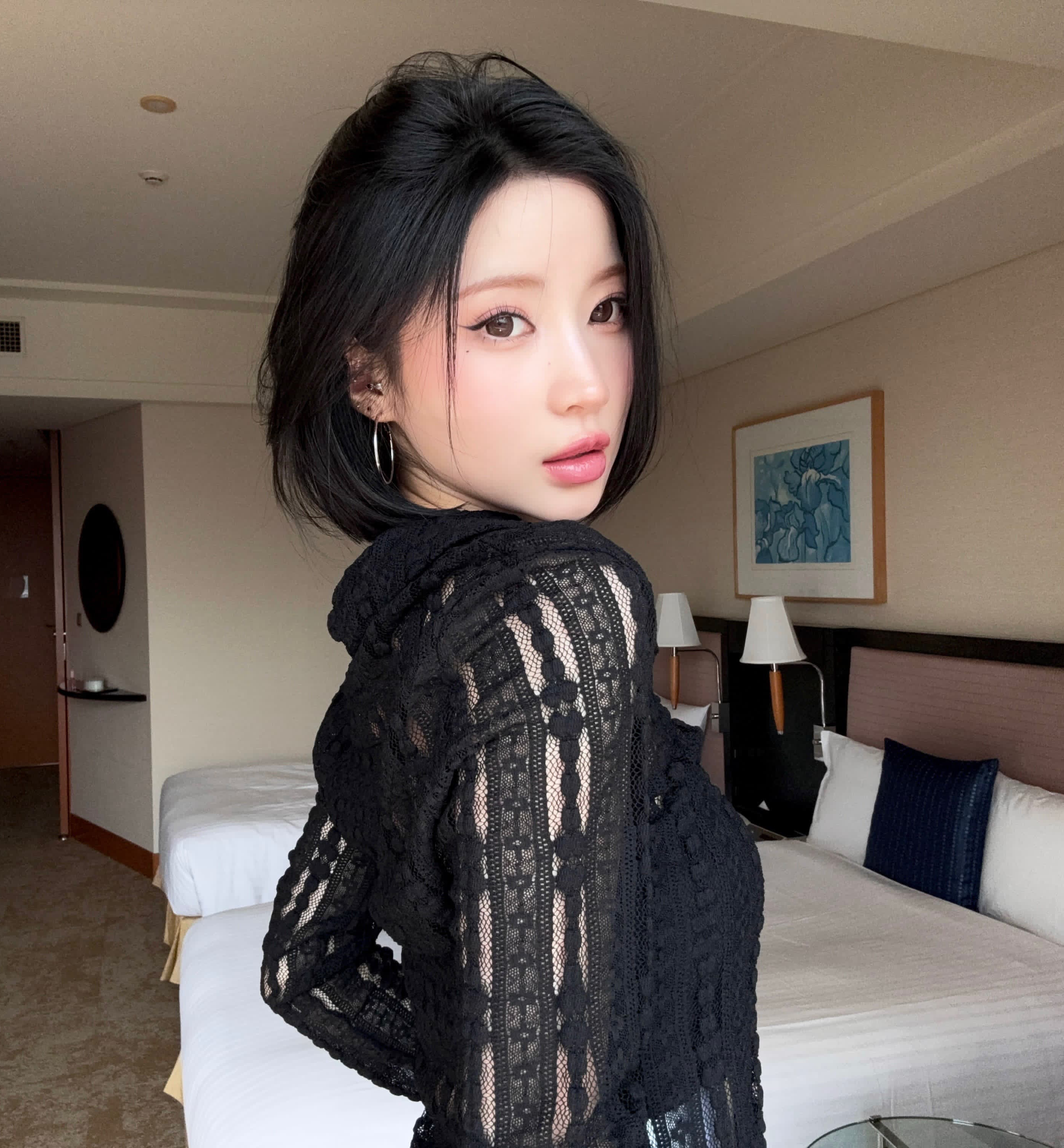 A moment captured by Asa (BABYMONSTER)'s fan