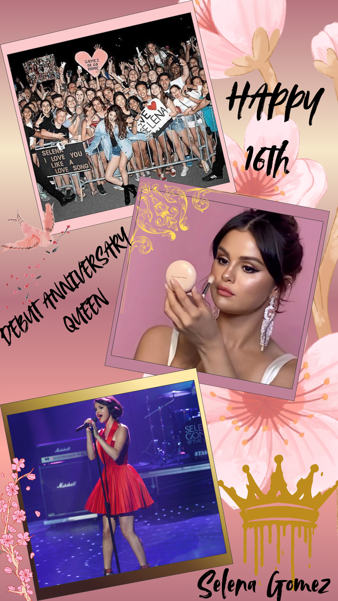 A moment captured by Selena Gomez's fan