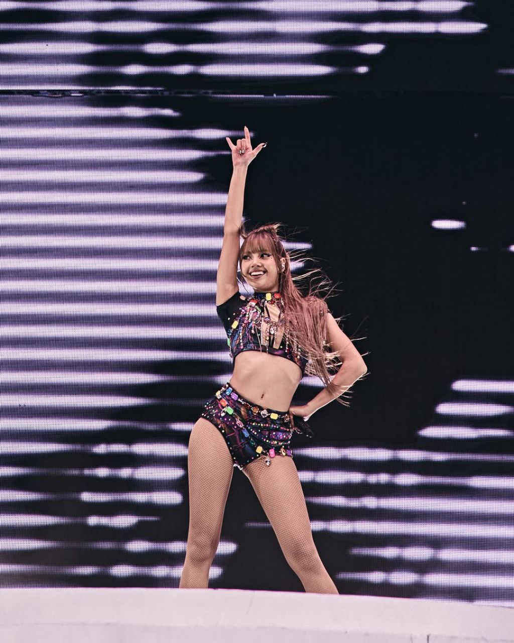 Recent activity shot of Lisa (BLACKPINK)