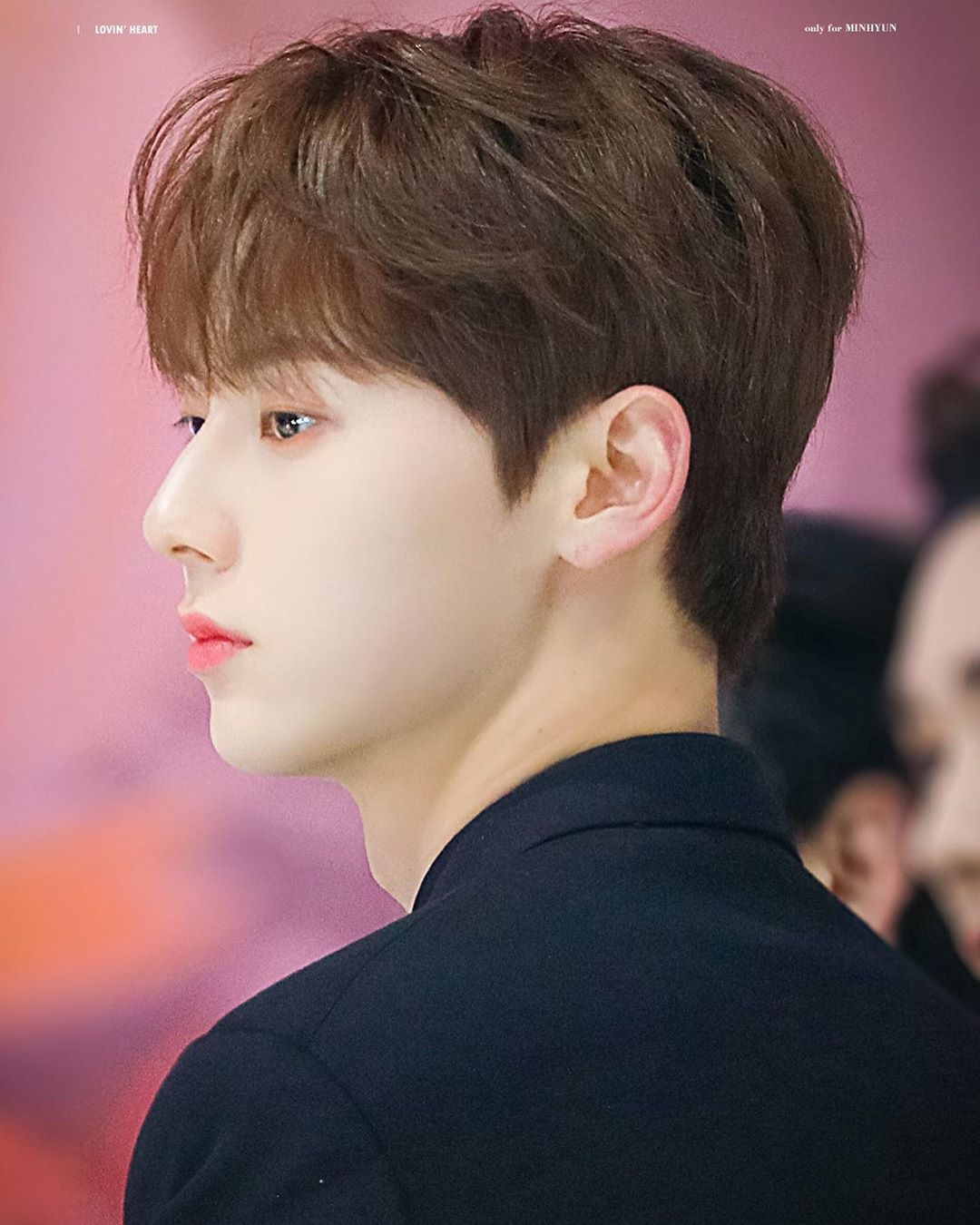 Behind-the-scenes cut of Hwang Minhyun