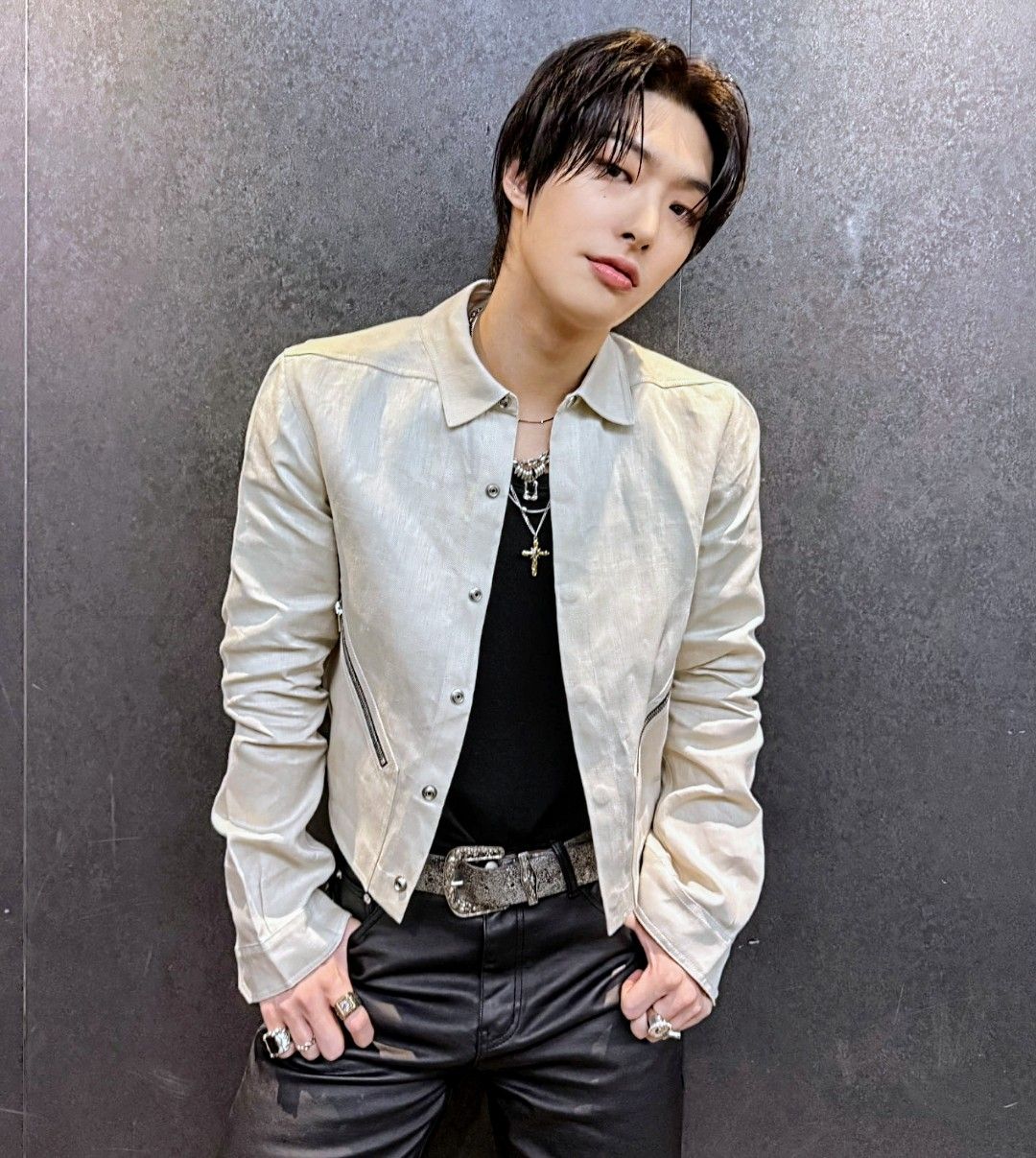 Recent activity shot of Mingi (ATEEZ)