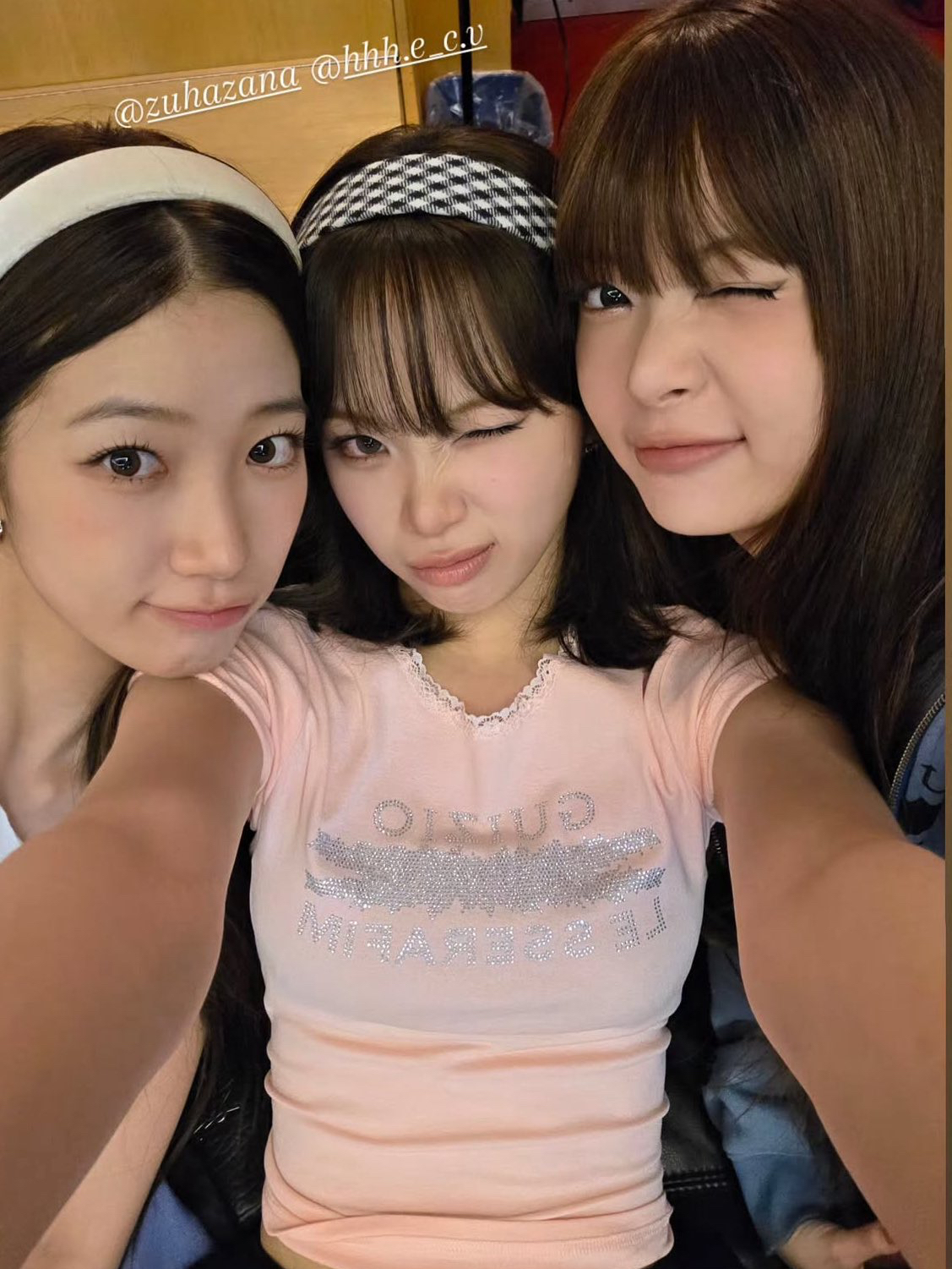 Behind-the-scenes cut of Kim Chaewon (LE SSERAFIM)