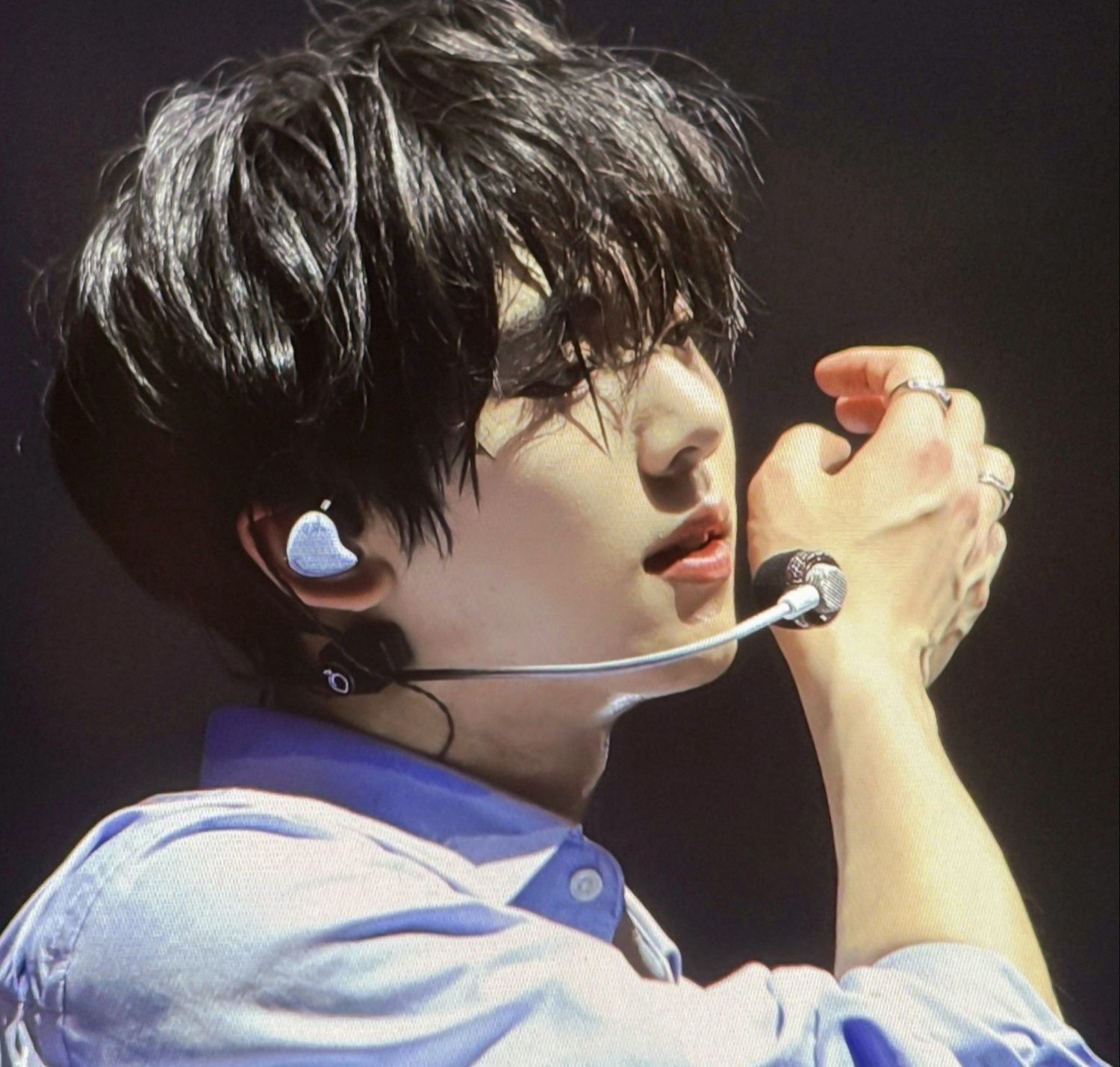 A moment captured by Han Yujin (ZEROBASEONE)'s fan