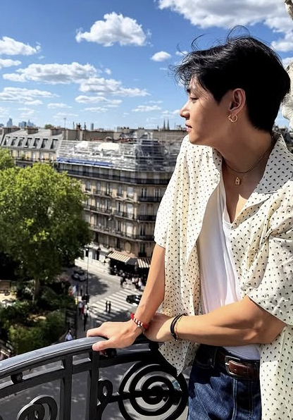Recent activity shot of V (BTS)