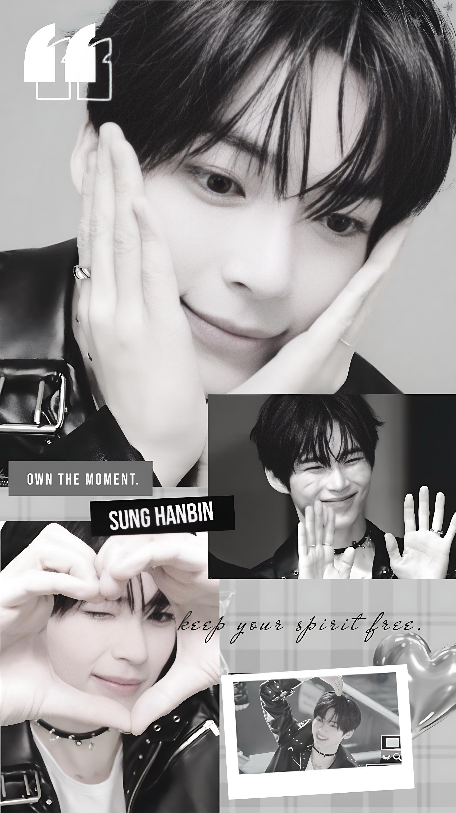 Fan-made special wallpaper for Sung Hanbin (ZEROBASEONE)
