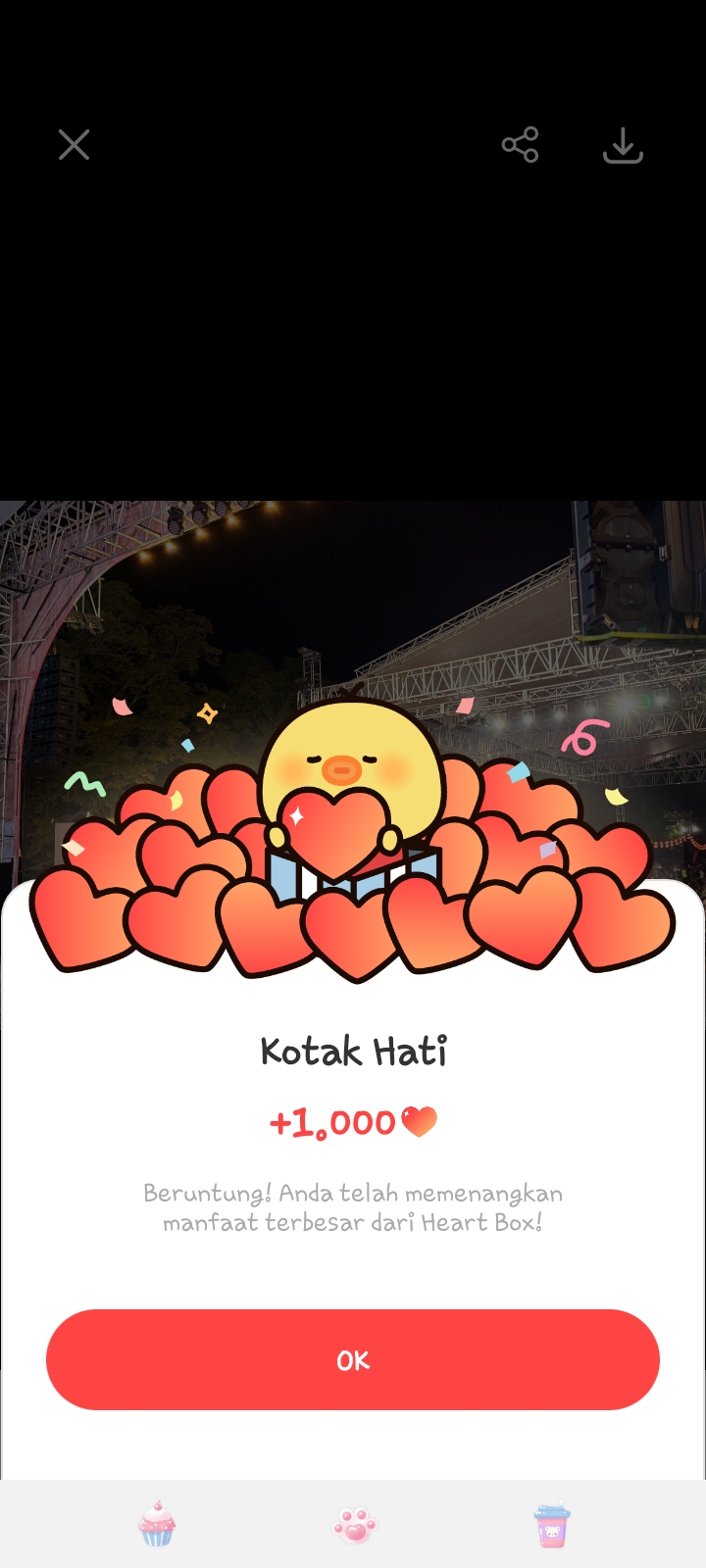 A heartfelt wallpaper shared by XODIAC's fans