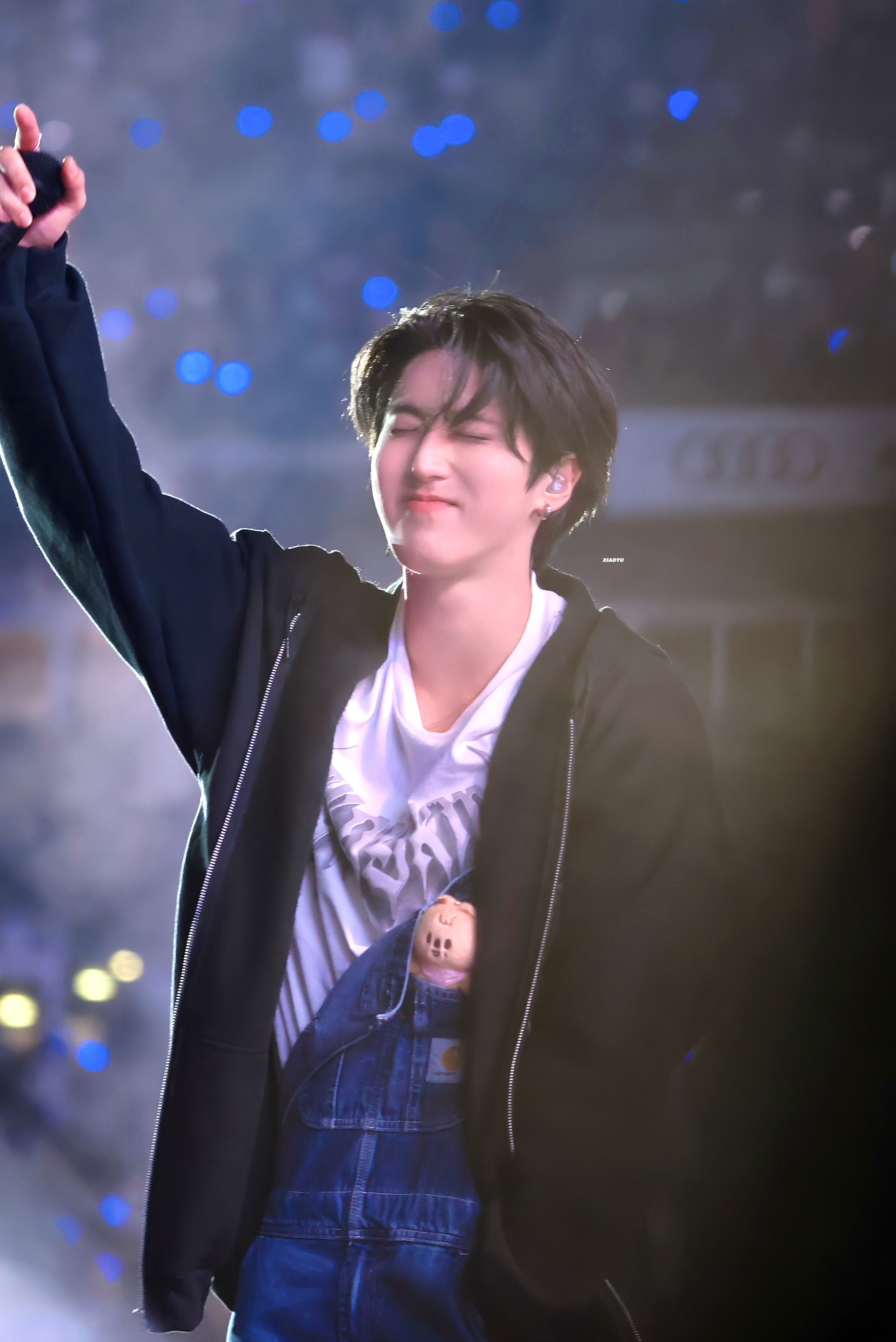 A moment captured by HAN (Stray Kids)'s fan