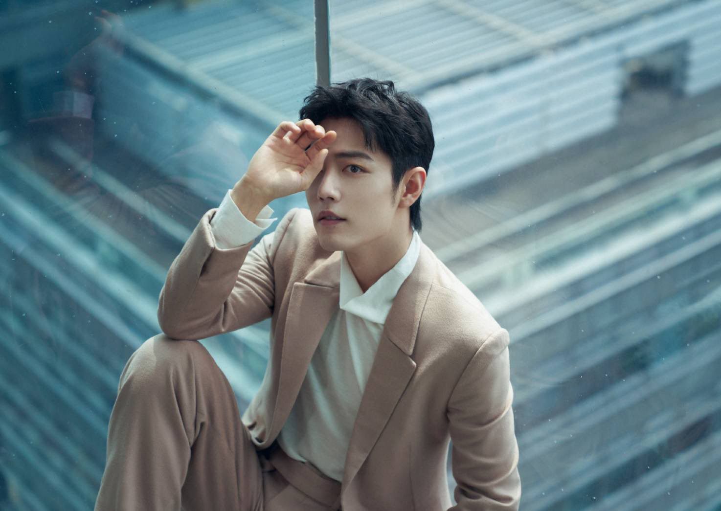 A moment captured by Xiao Zhan's fan