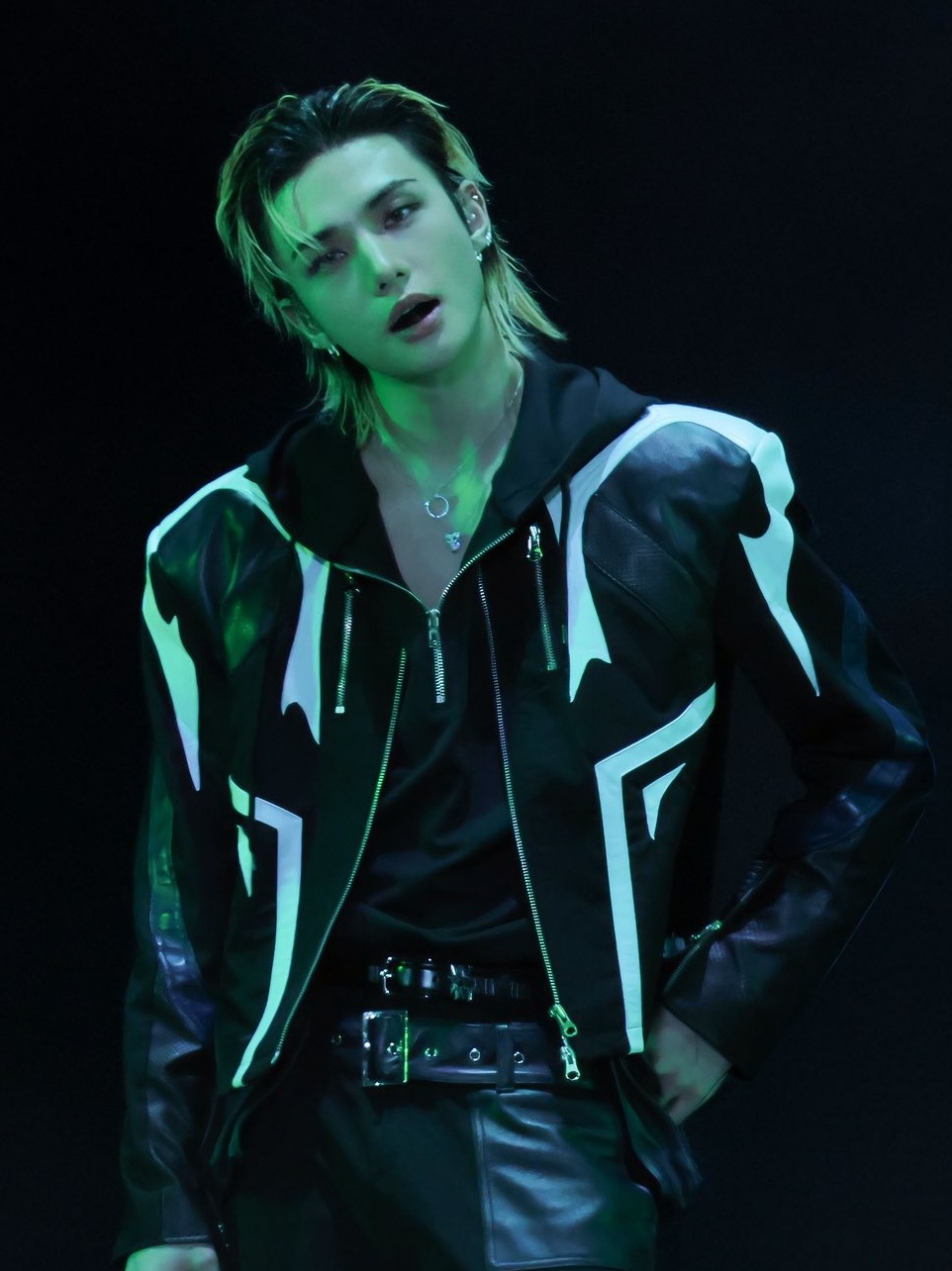 A moment captured by Hyunjin (Stray Kids)'s fan