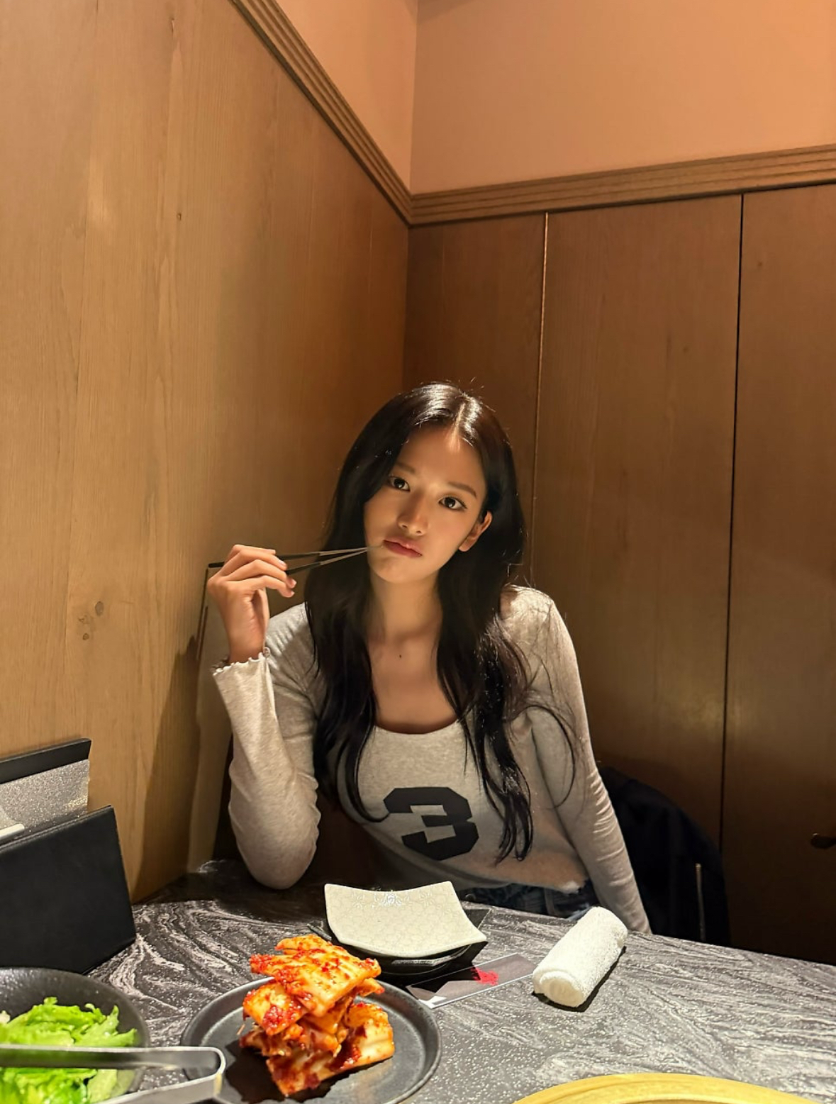 Recent activity shot of An Yujin (IVE)