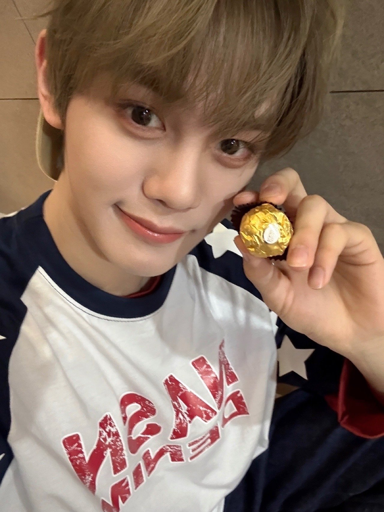 Recent activity shot of Kim Gyuvin (ZEROBASEONE)