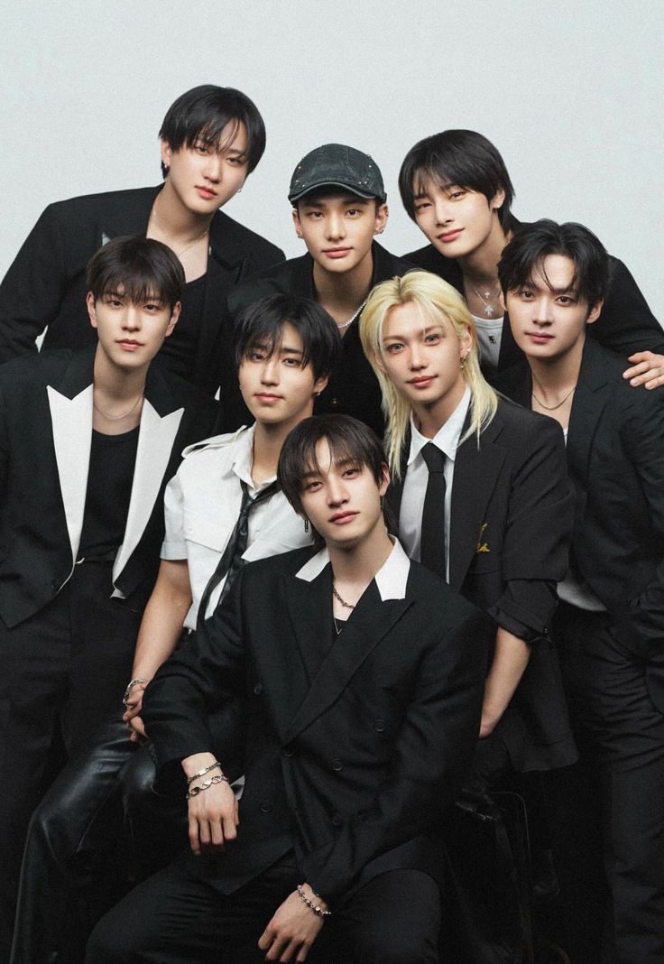 A moment captured by Stray Kids's fan