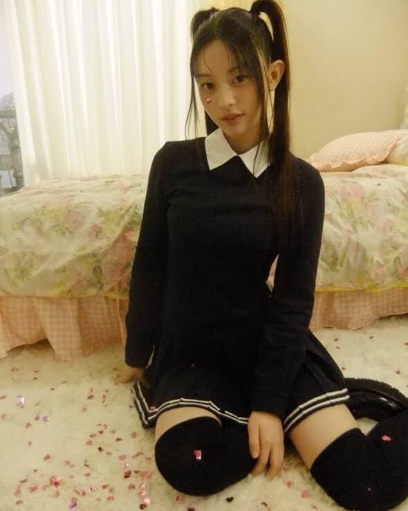 Recent activity shot of Minju (ILLIT)