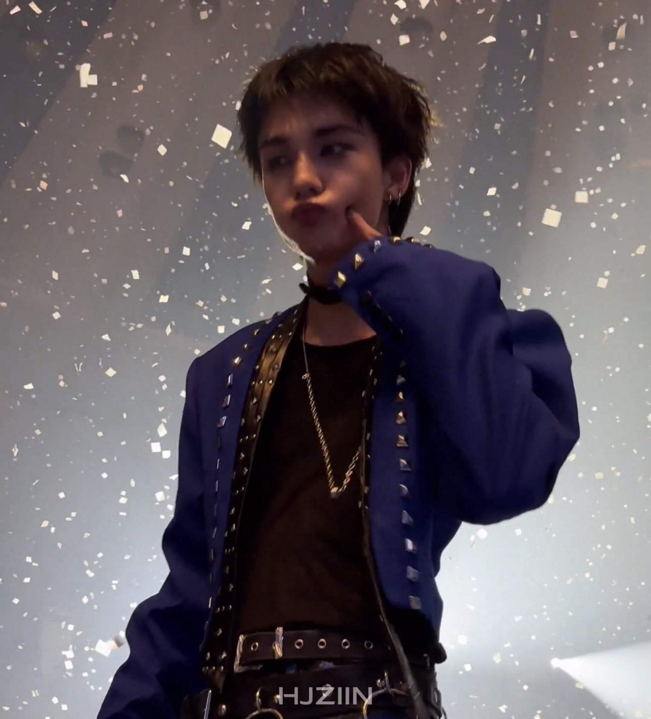 A moment captured by Hyunjin (Stray Kids)'s fan