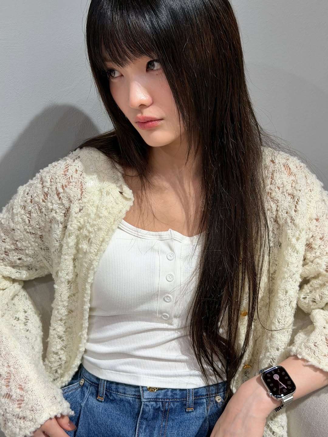 A moment captured by Iroha (ILLIT)'s fan
