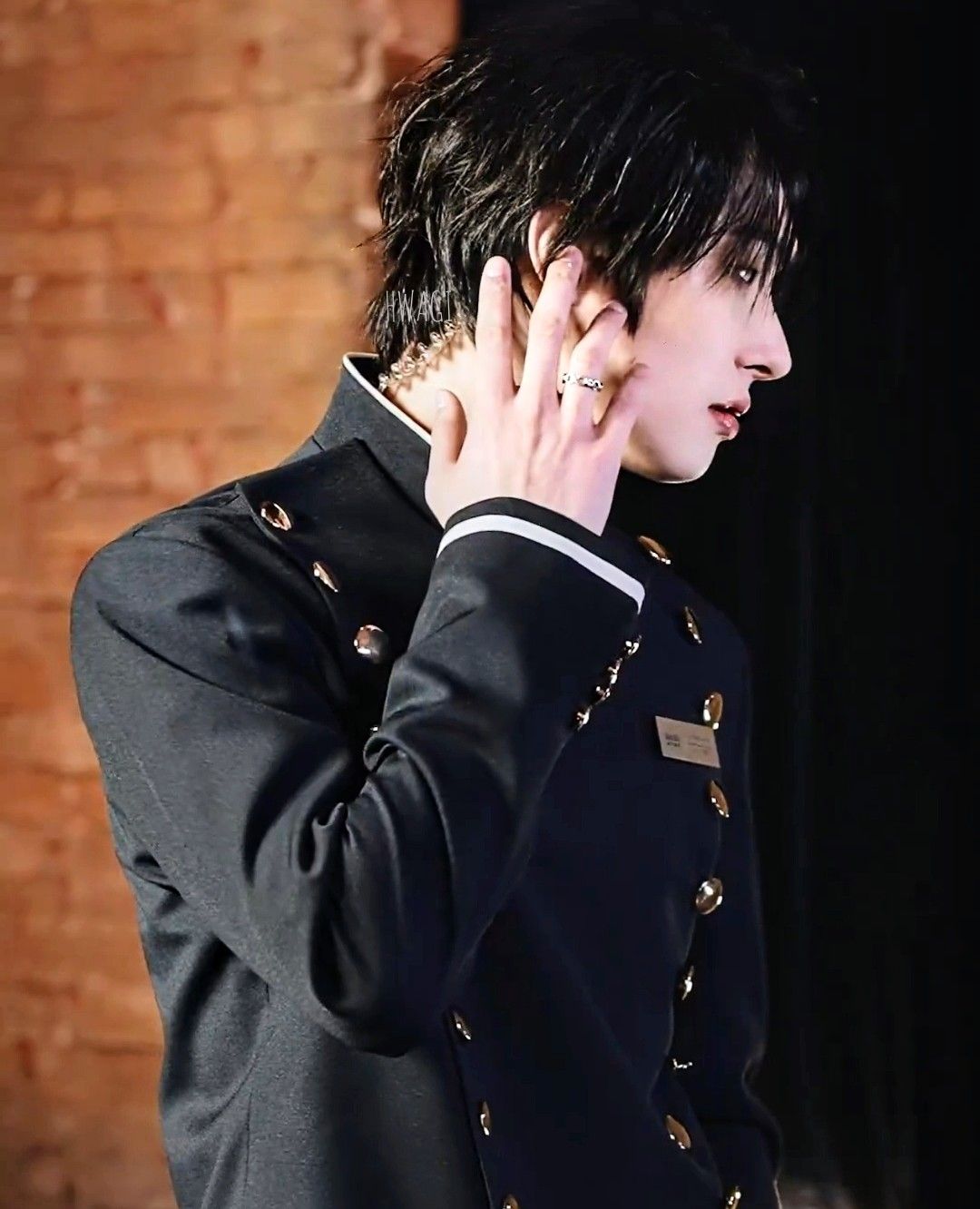A moment captured by Mingi (ATEEZ)'s fan