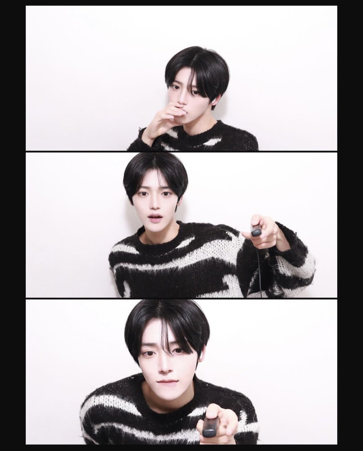 A moment captured by Jang Haneum's fan