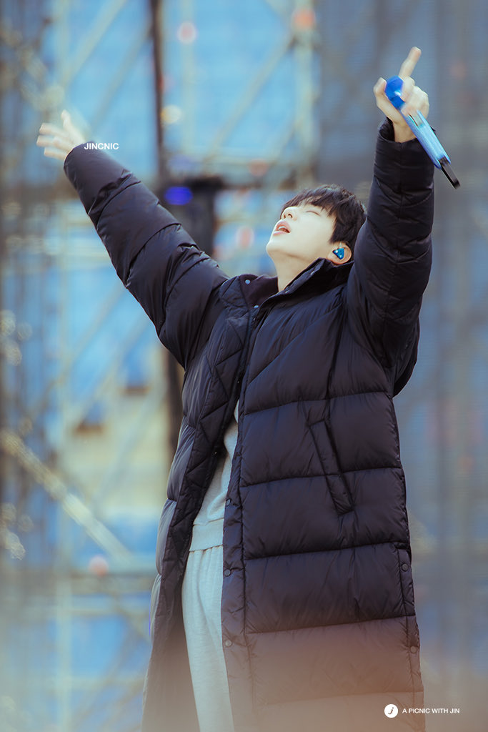 A moment captured by Jin (BTS)'s fan