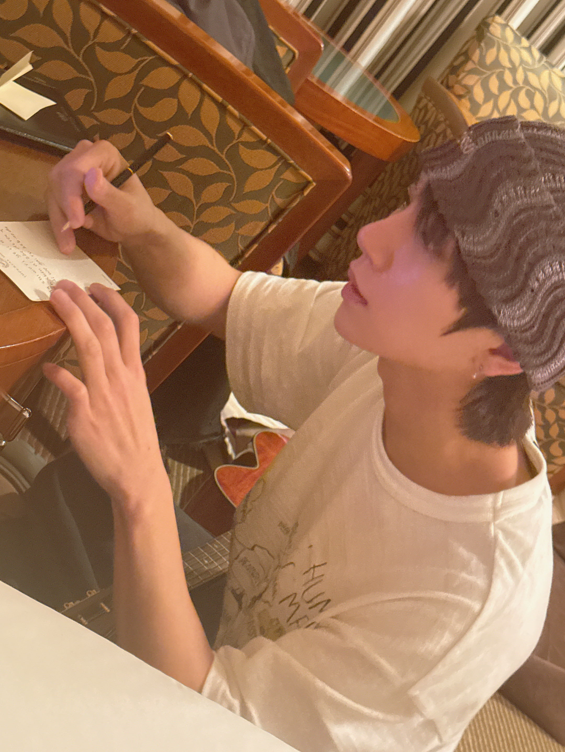 Recent activity shot of Joshua (SEVENTEEN)