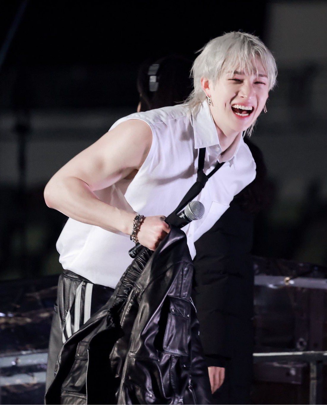 Recent activity shot of Bang Chan (Stray Kids)