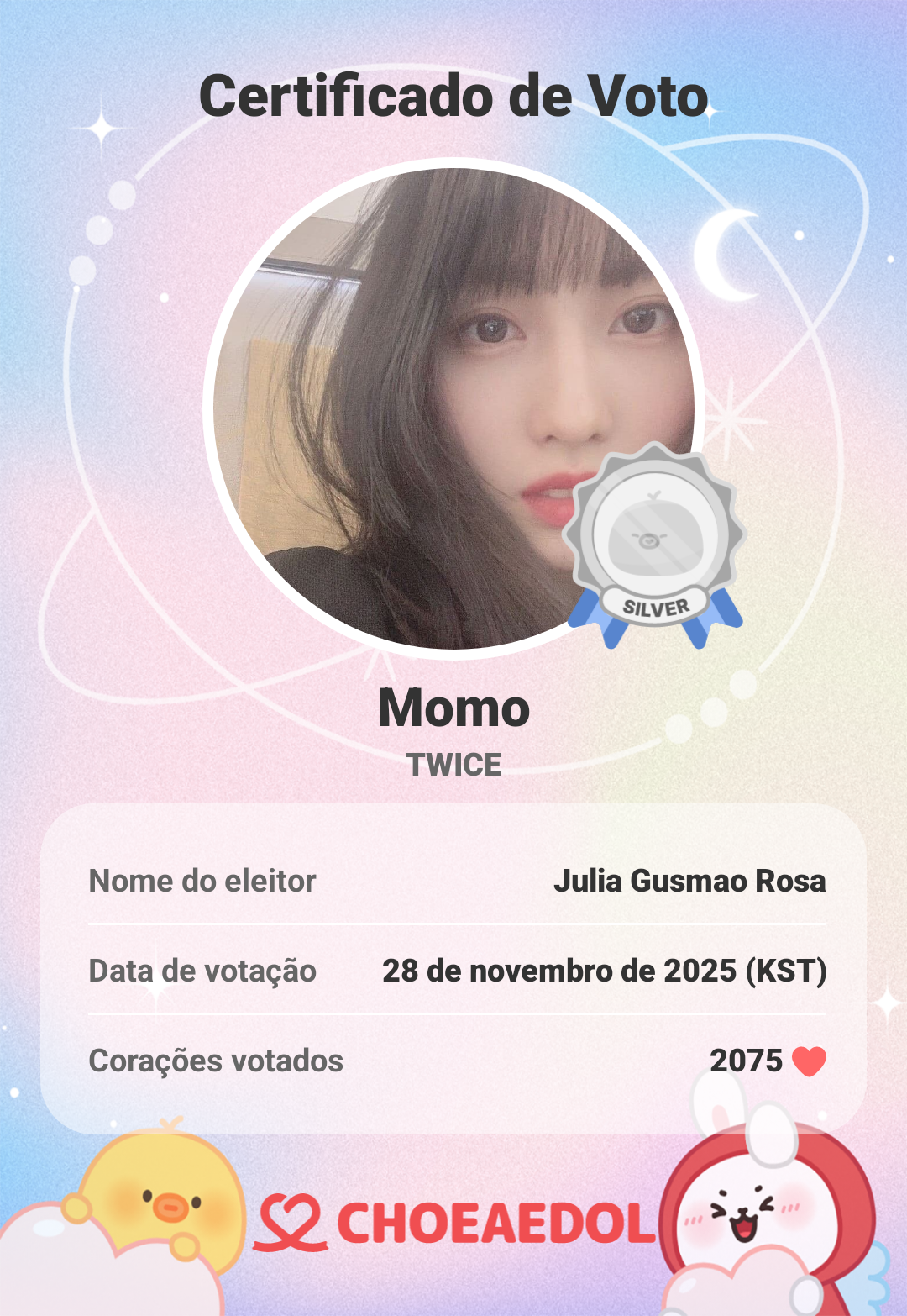 Momen yang diabadikan oleh penggemar Momo (TWICE)