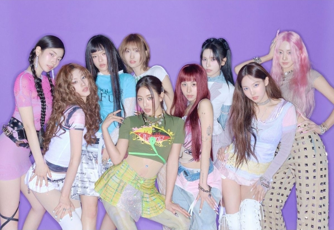 Recent activity shot of TWICE