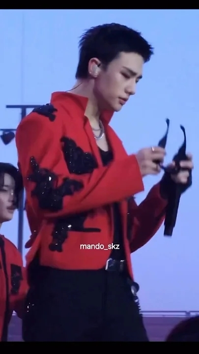 Behind-the-scenes cut of Hyunjin (Stray Kids)