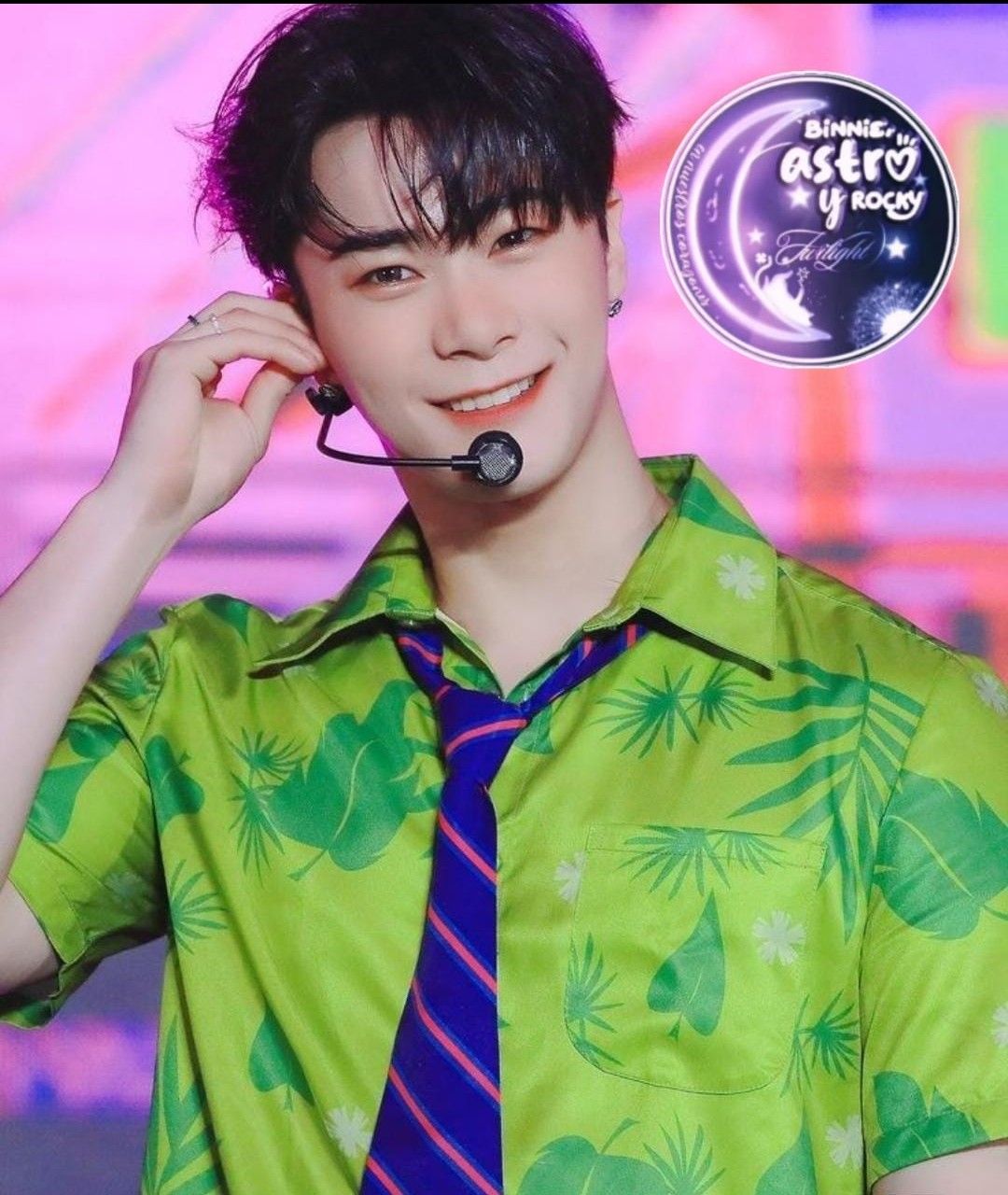 A moment captured by Moonbin (ASTRO)'s fan